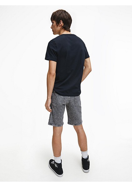 Erkek Regular Fit Kısa Kollu Yuvarlak Yaka Siyah T-Shirt J30J314544-Bae