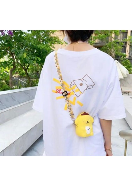 Pom Pom Purin Silikon Çanta 14 cm modelleri