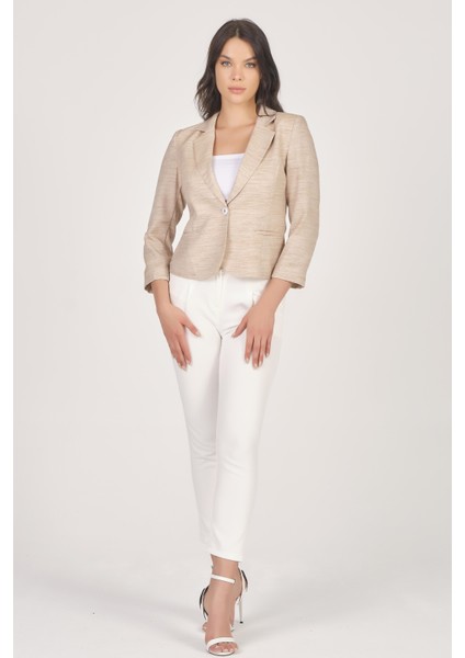 Keten Blazer Ceket