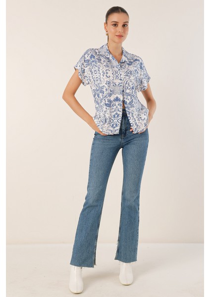 3711 Yarım Kol Gömlek - D.mavi fiyatları