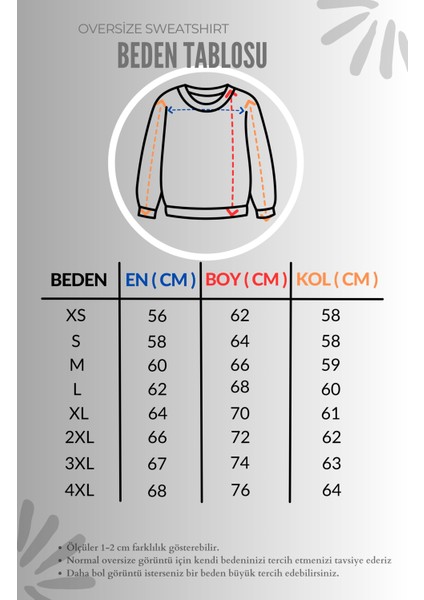 Minyatür Hulk Baskılı Kapüşonsuz Sweatshirt, Unisex Oversize Marvel Hulk Baskılı Sweatshirt