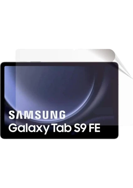 ECR MOBILE Samsung Galaxy Tab S9FE 10.9 Inç SM-X510 Için Ekran Koruyucu 9h Nano Esnek Cam