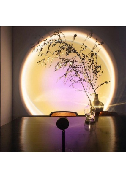 Gün Batımı Projektör Lambası Dekoratif Işık Sunset Lamp modelleri