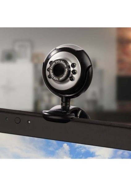 Pc Camera Mikrofonlu 1080P Web Cam Kamera