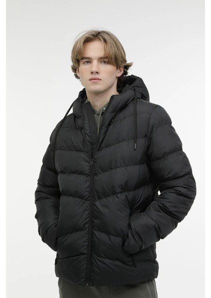 M-SN541 Mario Coat Erkek Siyah Mont 2xl - Siyah