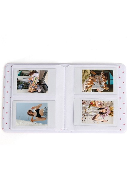 Instax Mini Film Uyumlu 64'lü Beyaz Pvc Albüm