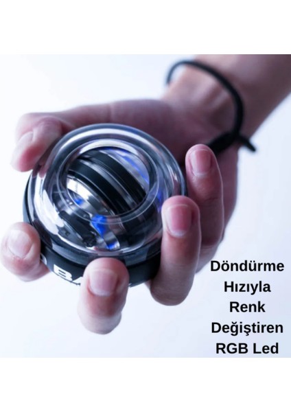Gyro Ball El ve Bilek Egzersiz Topu Autostart ve Powerball Egzersiz Topu indirimleri