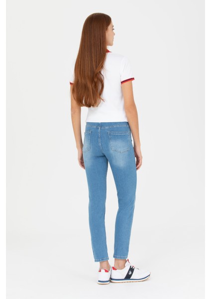 Kadın Mavi Pantolon (Jean) 50270320-DN0022 fırsatları