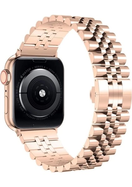 Apple Watch 38/40/41 mm Seri 10/42 mm iwatch 9 8 7 Se 6 5 4 3 2 Paslanmaz Çelik Ayarlanabilir Rolex Metal Kordon fiyatları