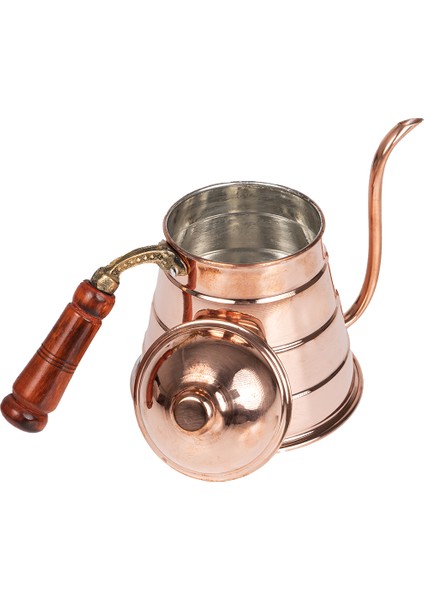 Dmt Copper Home Dmt Gaziantep Bakır Demlik Bitki Çayı Demliği Çaydanlık Toplam Boy:11,5cm 750ML fiyatları