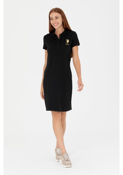 Kadın Siyah Örme Elbise 50262696-VR046 modelleri