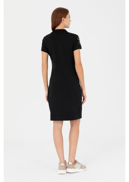 Kadın Siyah Örme Elbise 50262696-VR046 indirimleri