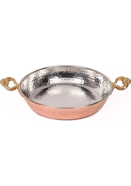 Dmt Gaziantep Bakır Sahan Omlet Yumurta Tavası Mıhlama Sahan 1.sınıf 14 cm (Kalaylı)