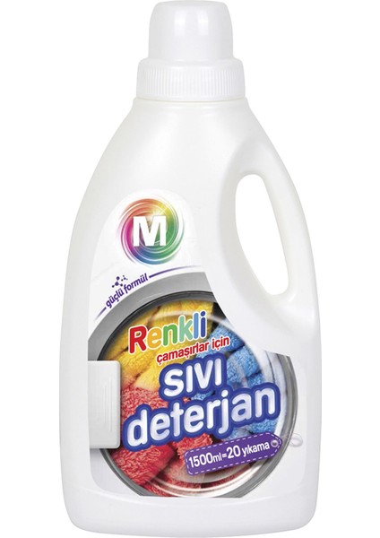 Sıvı Deterjan Renkliler 1500 ml