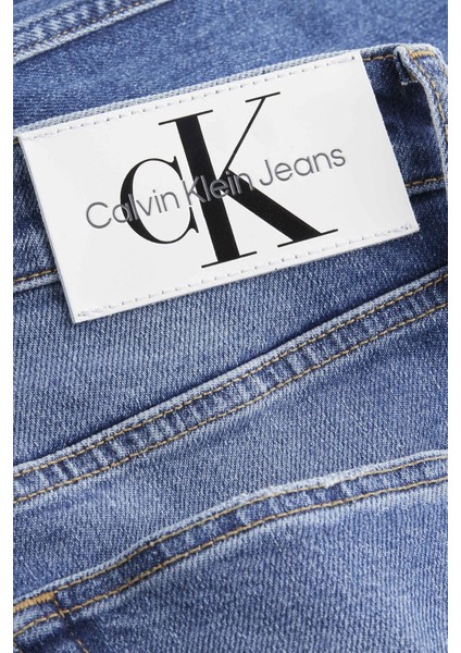 Erkek Vintage Alçak Bel Logolu Fermuarlı Mavi Jeans J30J323859-1A4 modelleri