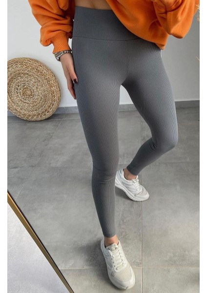 Fitilli Toparlayıcı Yüksek Bel Tayt