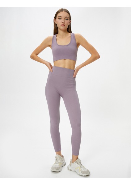 Ekstra Yüksek Bel Dikişsiz Spor Tayt Fitilli fiyatları