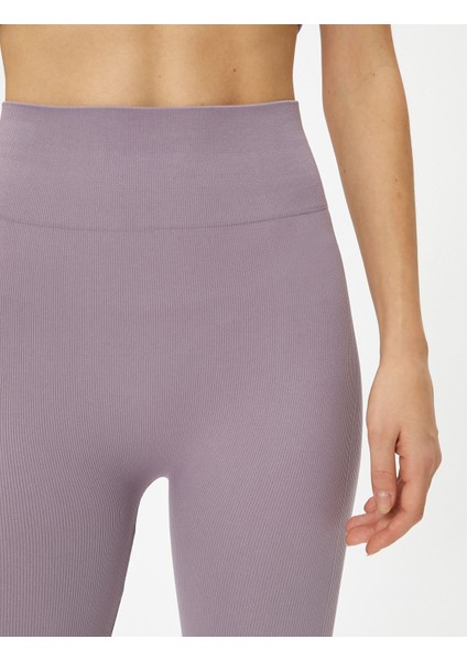 Ekstra Yüksek Bel Dikişsiz Spor Tayt Fitilli indirimleri