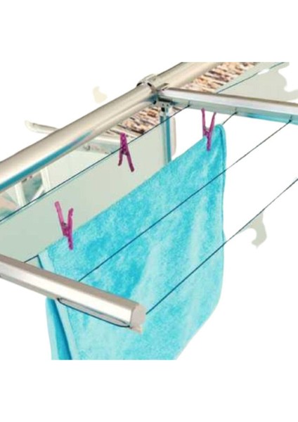Alüminyum Balkon Çamaşırlık "hediye Ip" Kurutmalık Çamaşır Askısı Askılığı fiyatları