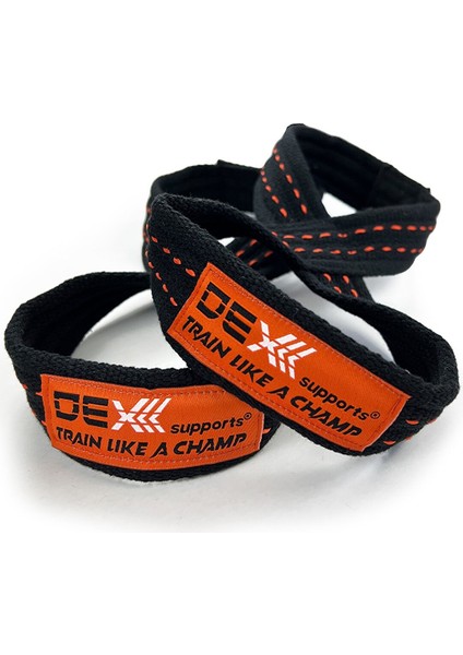 Ağırlık Kaldırma Kayışı 8 Loop Lifting Straps,sporcu Bileklik Kamuflaj Dark Wrist Wraps 2'li Set