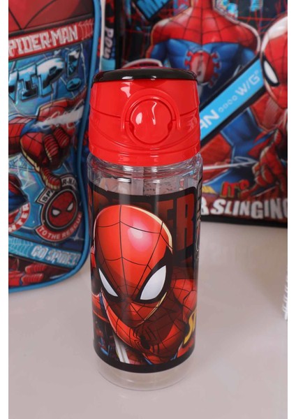 LİSANSLI SPIDERMAN ANAOKULU, BESLENME VE KALEM ÇANTASI 3'LÜSÜ VE 500 ML TRITAN MATARA SETİ fırsatları