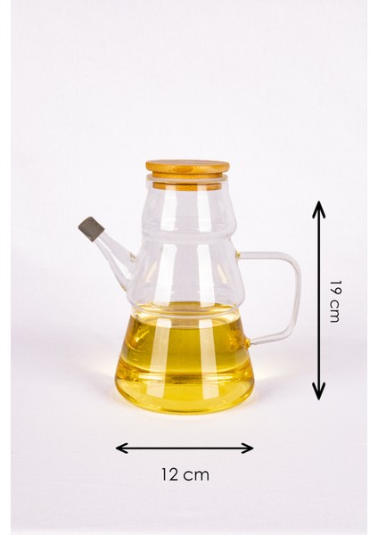 Bambu Kapaklı Borosilikat Cam Yağlık Sirkelik 900 ml modelleri