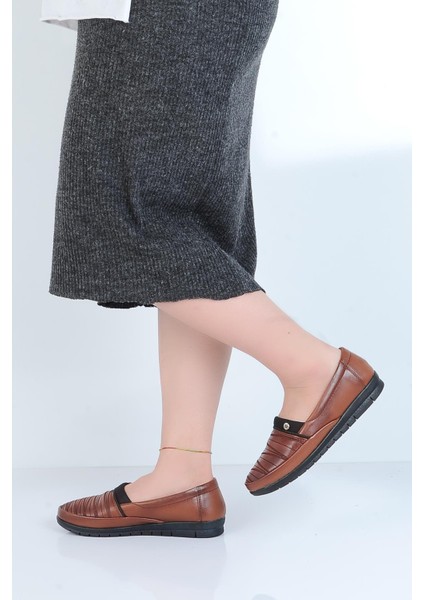 K45 Deri Kadın Düz Babet Ayakkabı fiyatları