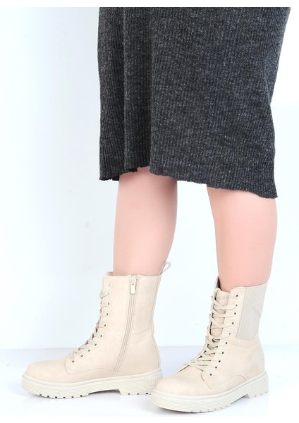 23002 Polact Zümrüt Kadın Düz Bot modelleri