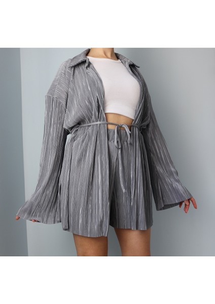 Piliseli Kimono Şort Takım fiyatları