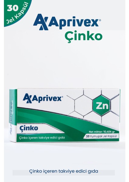 Çinko 30 Yumuşak Jel Kapsül