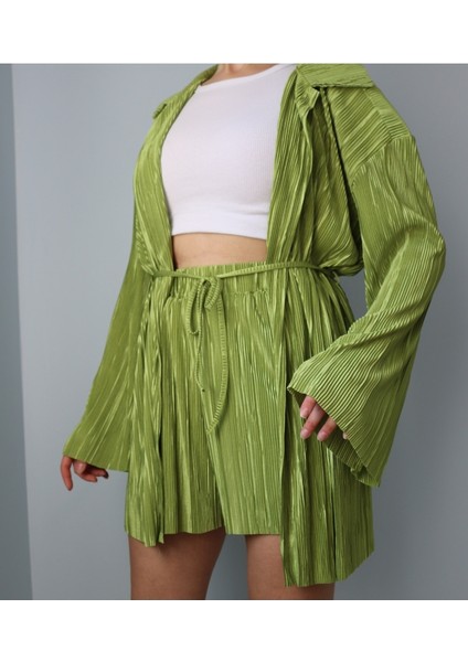 Piliseli Kimono Şort Takım fiyatları