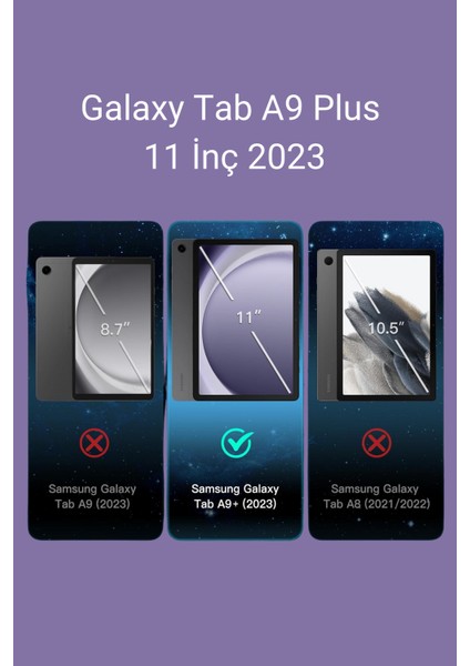 Galaxy Tab A9+ / A9 Plus 11 Inç 2023 Uyumlu Gerçek Kağıt Özellikli Paper Like Ekran Koruyucu