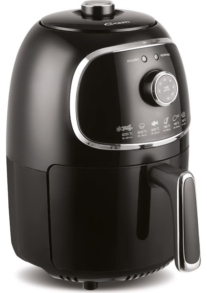 CDF-401 Frito Airfryer Yağsız Fritöz Siyah