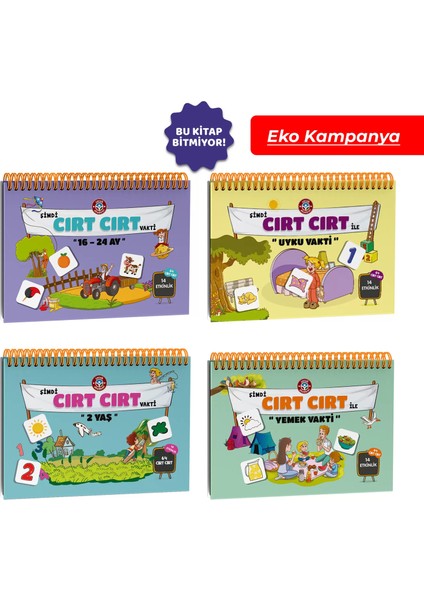 Cırt Cırt Serisi 4'lü Eko Paket