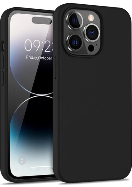 Iphone 14 Pro Siyah Silikon Kılıf