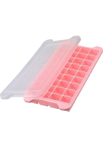36 Izgaralar Silikon Buz Tepsisi Kapaklı Gıda Sınıfı Silikon Buz Kutusu Ev Dıy Ice Cube Popsicle Kalıp (Yurt Dışından)