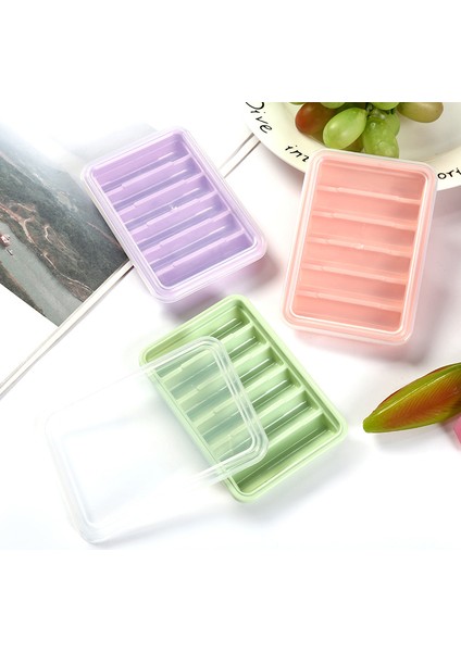 Buz Kalıbı Plastik Ev Yaz Yaratıcı Ev Yapımı Popsicle Gıda Sınıfı Kalıp Buz Küpü Eser Yapmak Için Kapaklı (Yurt Dışından)