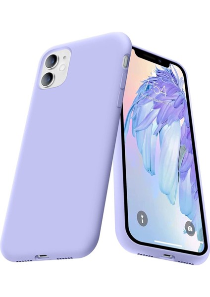 Iphone 11 Uyumlu Lila Silikon Kılıf
