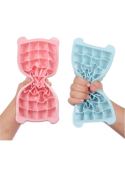36 Izgaralar Silikon Buz Tepsisi Kapaklı Gıda Sınıfı Silikon Buz Kutusu Ev Dıy Ice Cube Popsicle Kalıp (Yurt Dışından)
