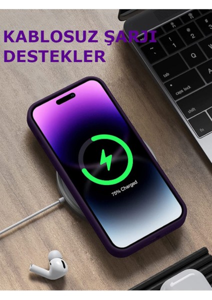 iPhone 14 Pro Sarı Silikon Kılıf Leke Tutmaz Içi Süet Silinebilir Kamera Çıkıntılı Kapak fırsatları