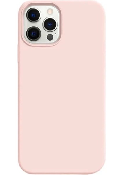 iPhone 14 Pro Pudra Pembe Silikon Kılıf