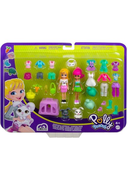 GGJ48 Polly Pocket Büyük Moda Seti / +4 Yaş