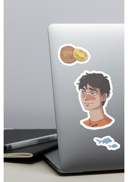 Percy Jackson Sticker Seti - Ajanda - Laptop - Telefon Sticker Seti 11 Adet