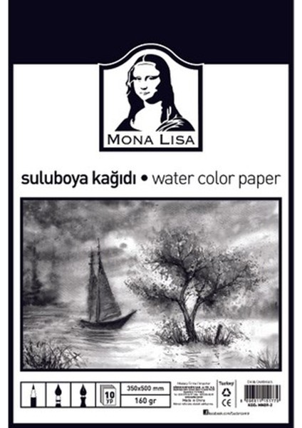 Suluboya Kağıdı 35 x 50 160G 10 Yaprak