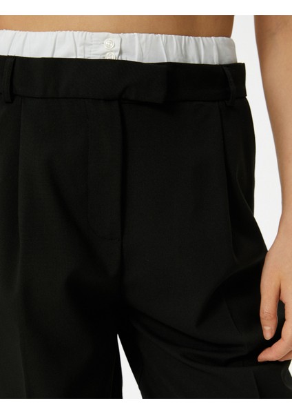 Geniş Paça Pantolon Normal Bel