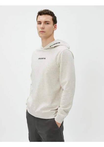 4WAM70125MK Koton Erkek Sweat Gri