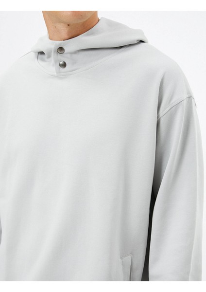 4WAM70047MK Koton Erkek Sweat Gri