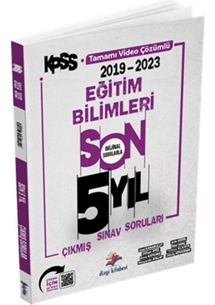 KPSS Eğitim Bilimleri Son 5 Yıl Çıkmış Sorular
