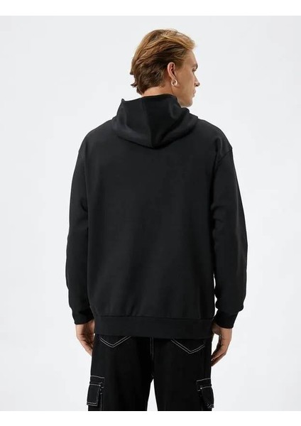 4WAM70047MK Koton Erkek Sweat Siyah fırsatları