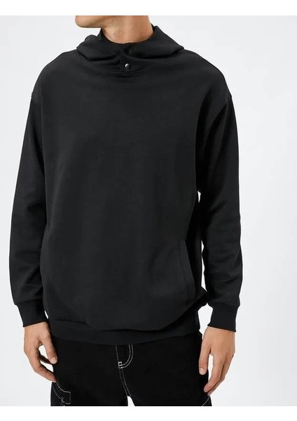 4WAM70047MK Koton Erkek Sweat Siyah indirimleri